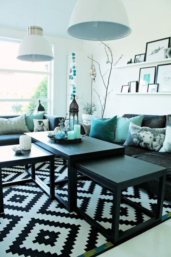 Respinge Mângâiere Uşă Decor Turquoise Lmvdesigns Com - Turquoise Living Room Decor Ideas