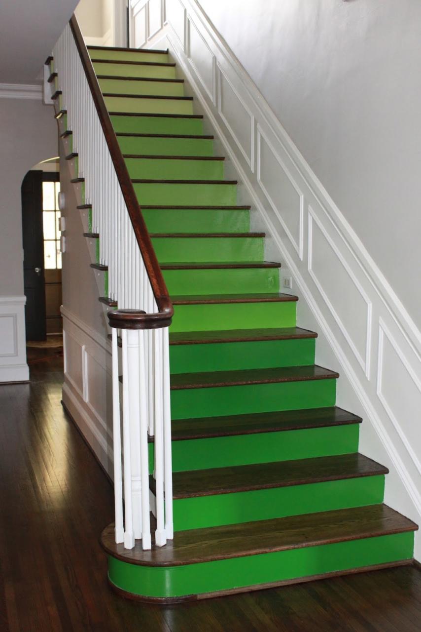 16 Brilliant Painted Stairs Ideas Rhythm of the Home