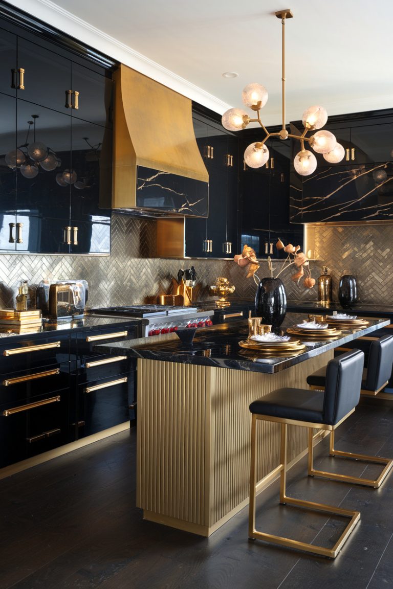 65 Elegant Black Kitchen Ideas – Rhythm of the Home