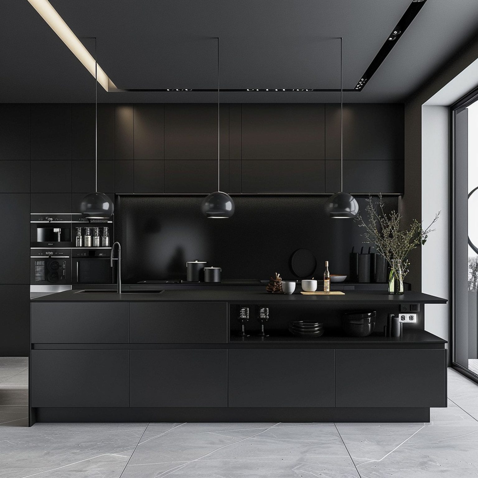 65 Elegant Black Kitchen Ideas – Rhythm of the Home