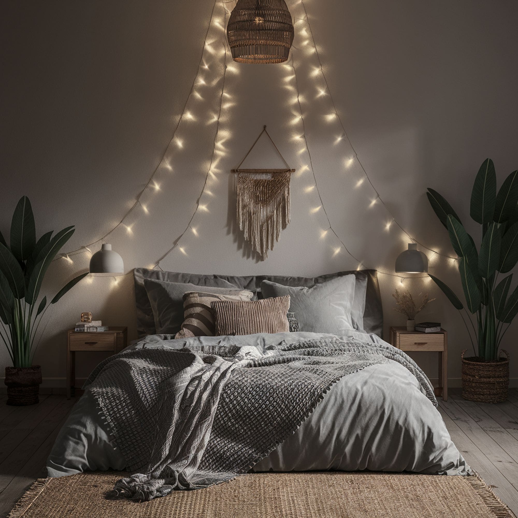 8 Inventive Ways to Decorate with String/Fairy Lights – Rhythm of the Home