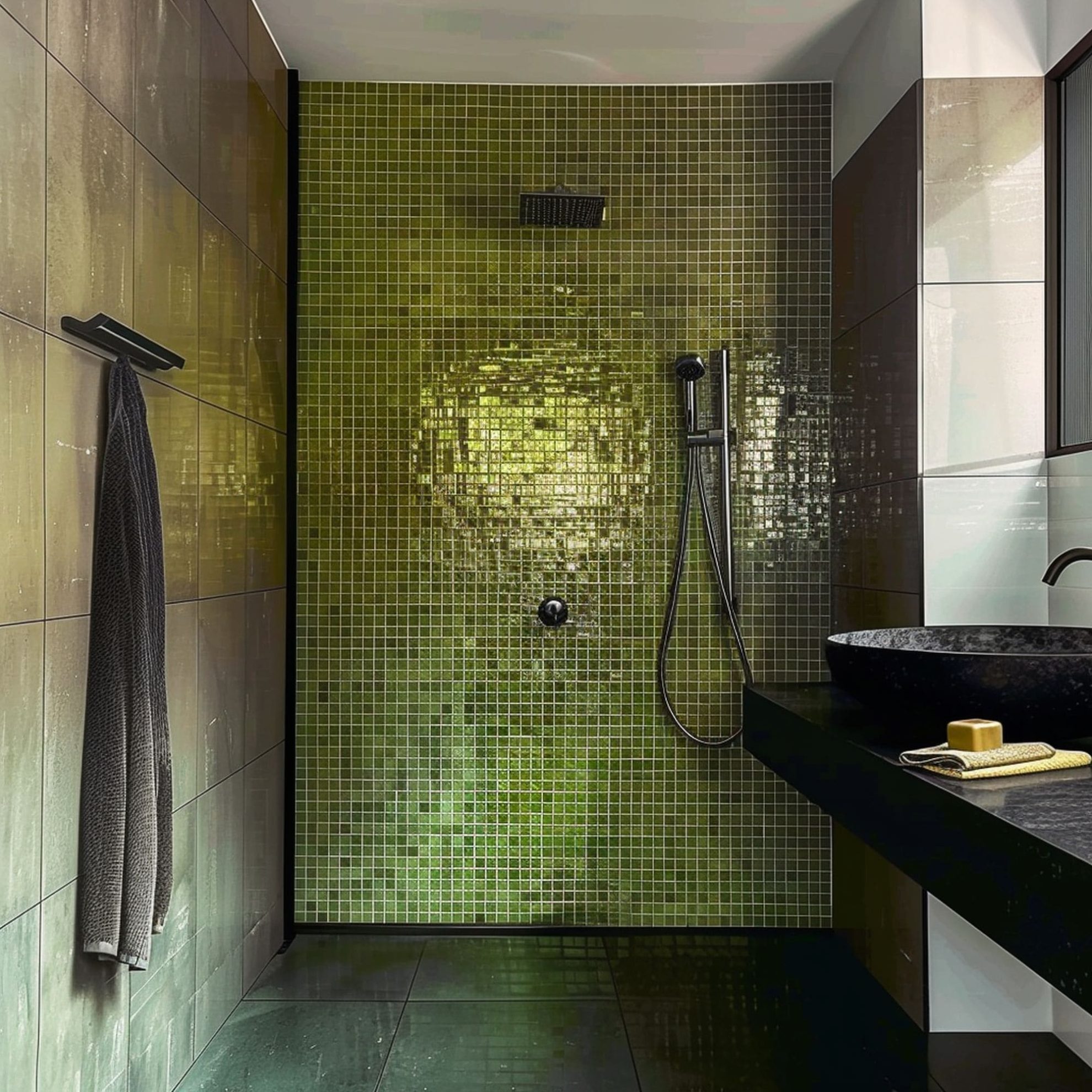 15 Marvelous Green Bathroom Ideas – Rhythm of the Home