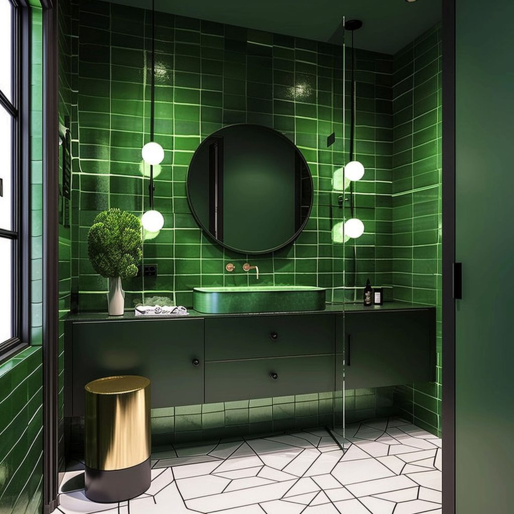 15 Marvelous Green Bathroom Ideas – Rhythm of the Home