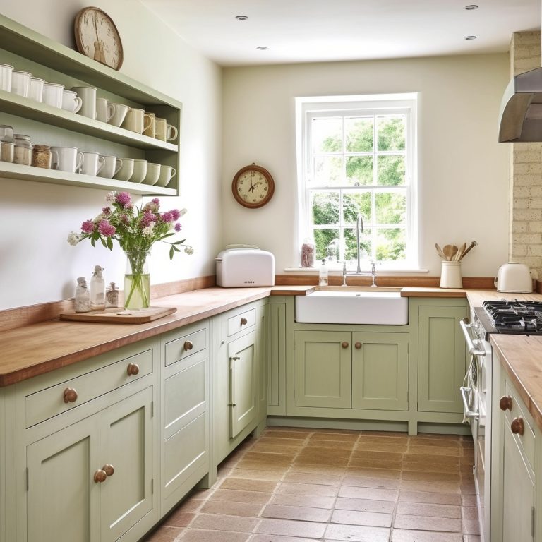 15 Kitchens With Sage Green Cabinets You Will Love - Rhythm of the Home