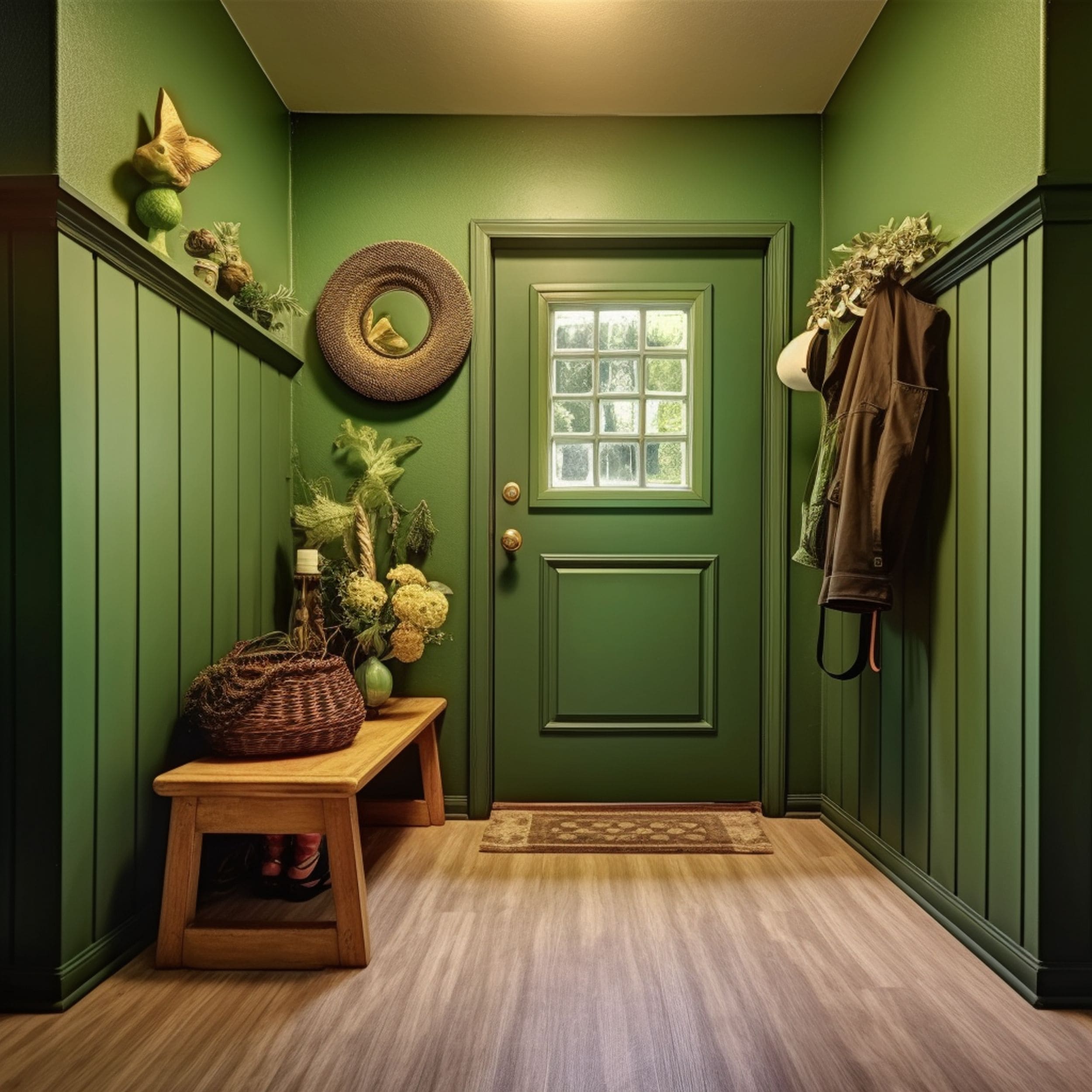 The 8 Best Entryway Colors In 2024 Rhythm Of The Home   7 Green Entryway 