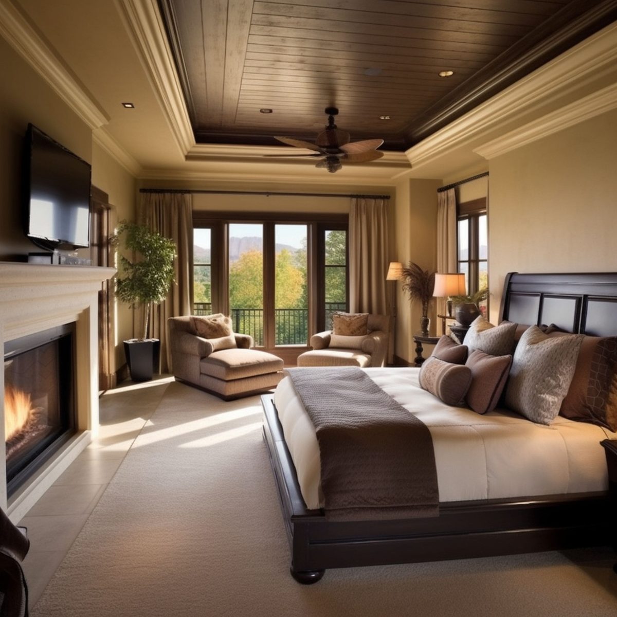 15 Awe Inspiring Brown Bedrooms - Rhythm of the Home