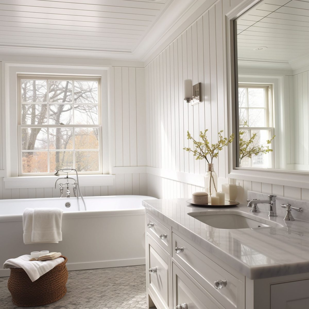 15 Stunning Beadboard Bathrooms to Gawk at - Rhythm of the Home