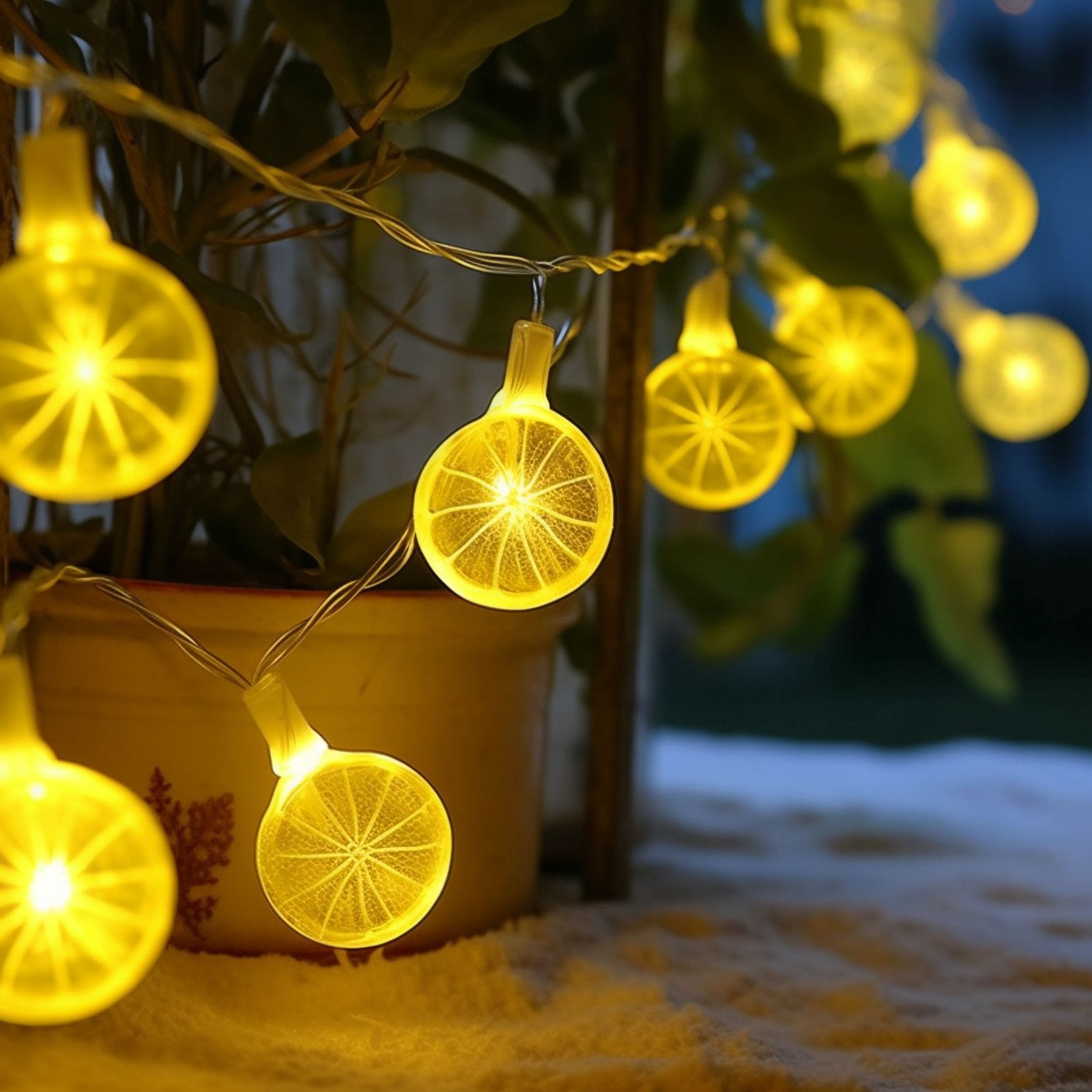 Lemon Shaped LED Fairy Lights