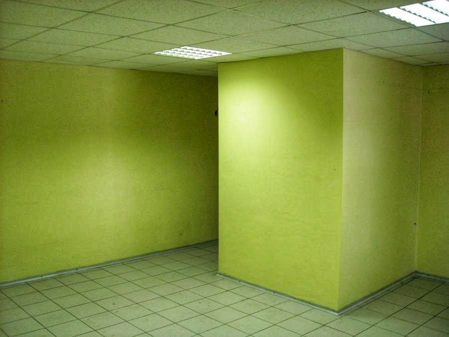 Yellow Wall Backroom