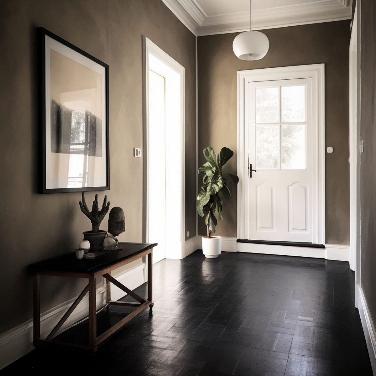 The 5 Best Flooring Paint Colors In 2025 Rhythm Of The Home 5 Black Painted Flooring In Apartment Hallway 1200x1200