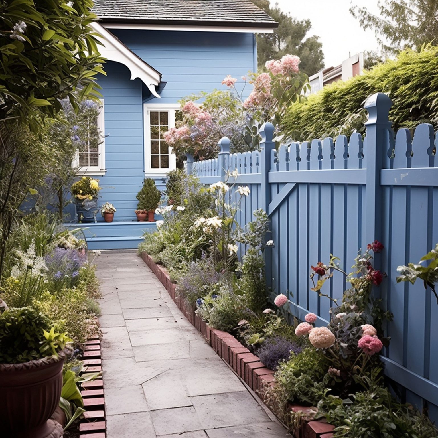 The 8 Best Fence Paint Colors In 2025 Rhythm Of The Home 4 Pastel Blue Painted Fence 1536x1536