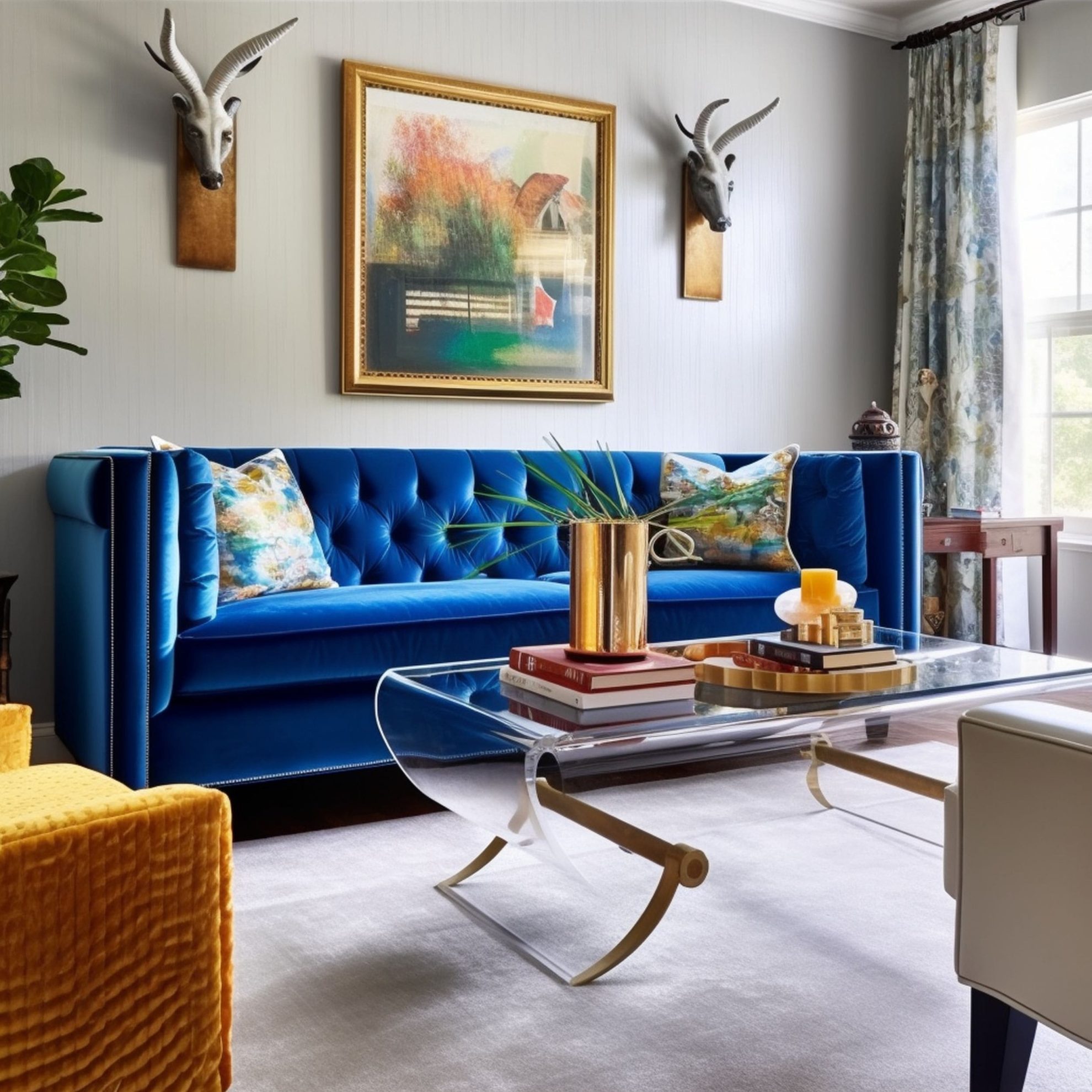 Image showcasing How To Decorate A living room with simple things To Make It Look Larger