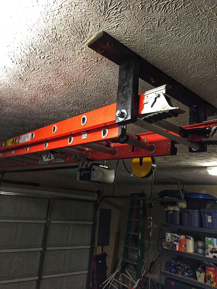 Ladder Storage Ideas