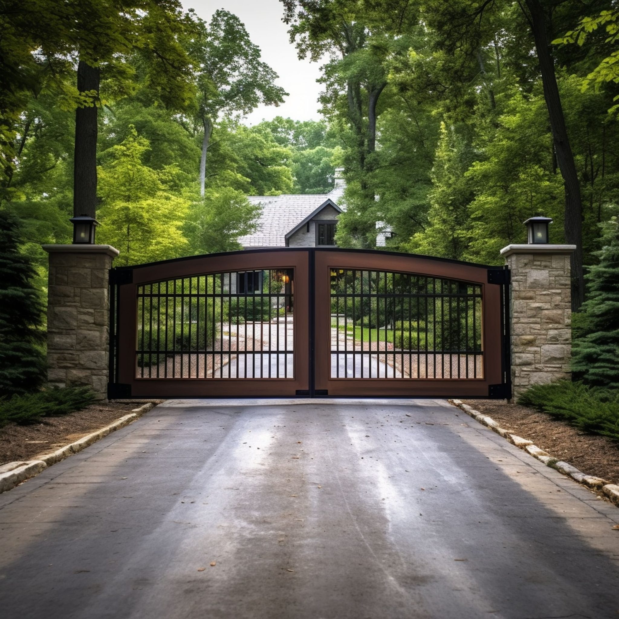 17 Inviting Driveway Gate Ideas – Rhythm of the Home