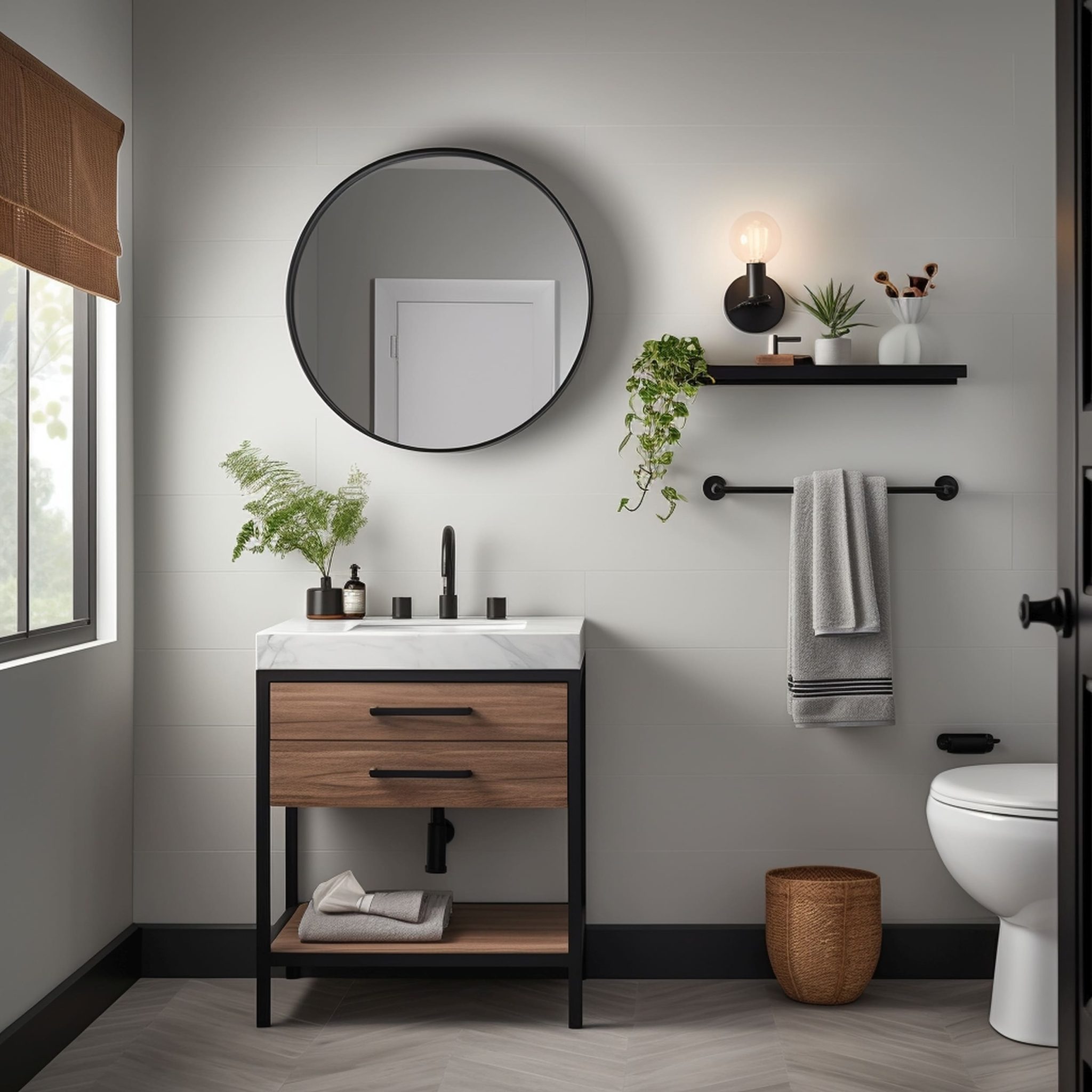 15 Matte Black Bathroom Fixture Ideas You'll Love Rhythm of the Home