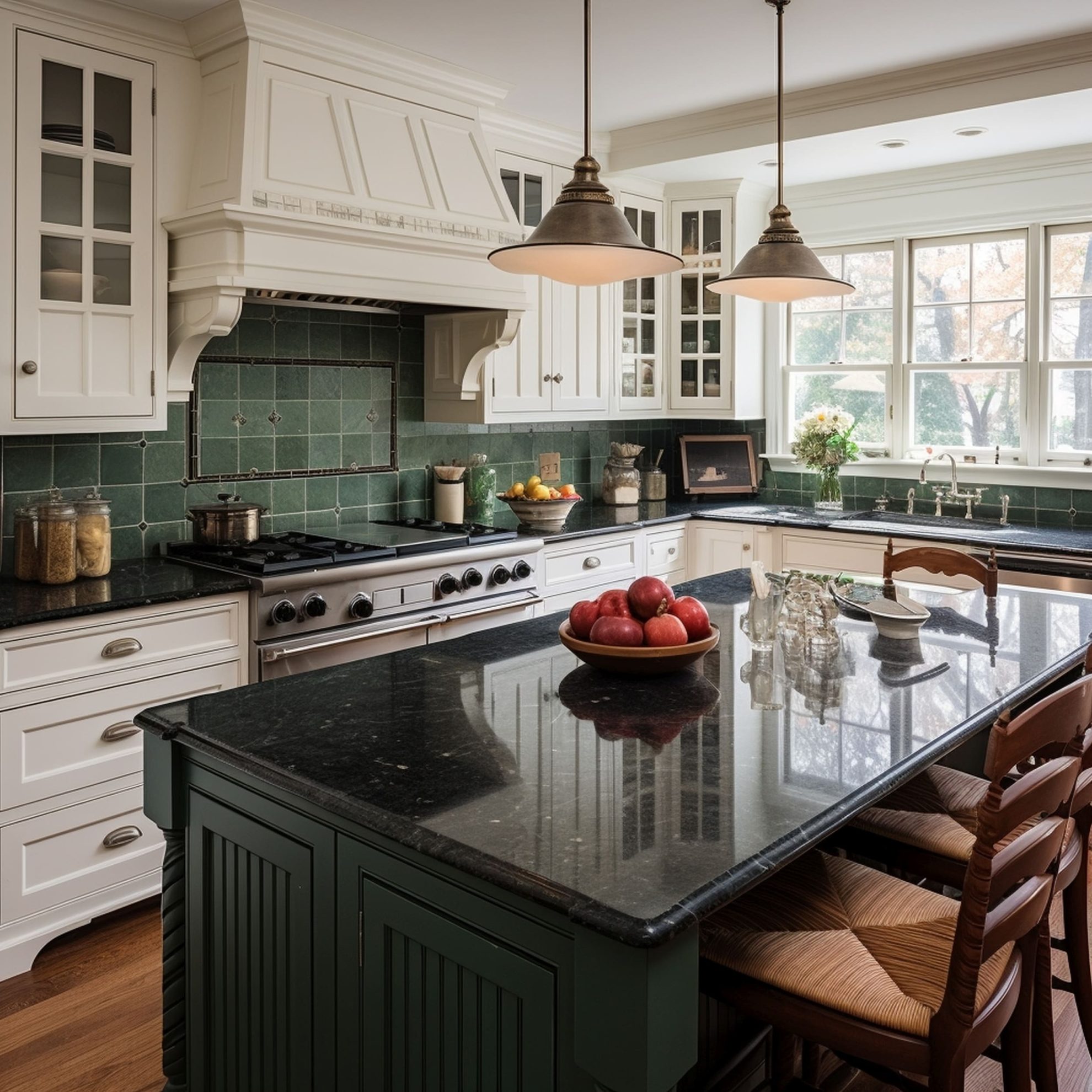 10 Beautiful Green Granite Countertops You'll Love - Rhythm of the Home