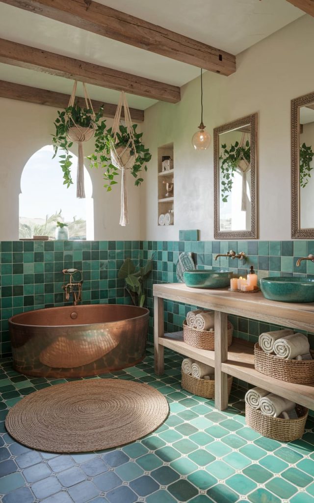 150 Emerald Green Bathrooms – Rhythm of the Home
