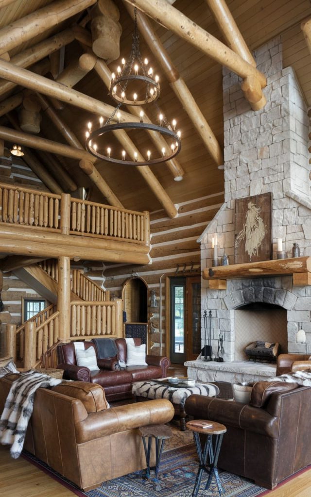 150 Cozy Log Cabin Interior Ideas – Rhythm of the Home