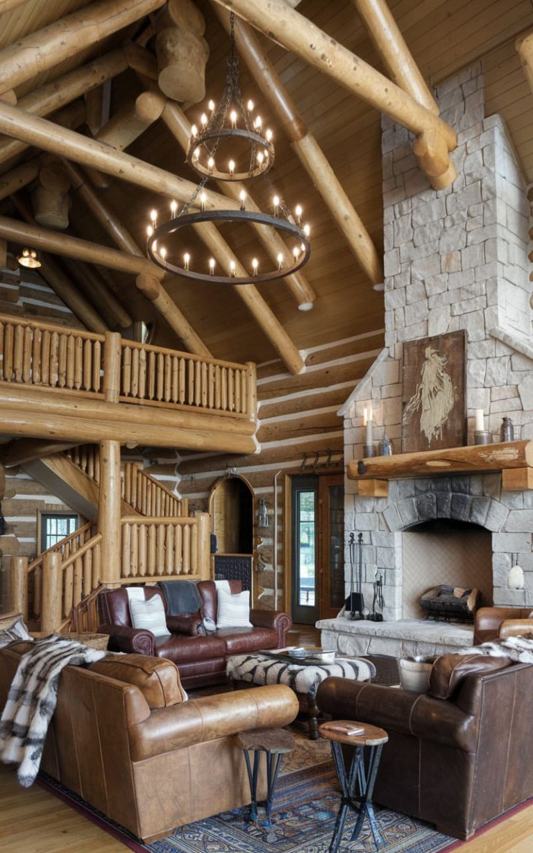150 Cozy Log Cabin Interior Ideas – Rhythm of the Home