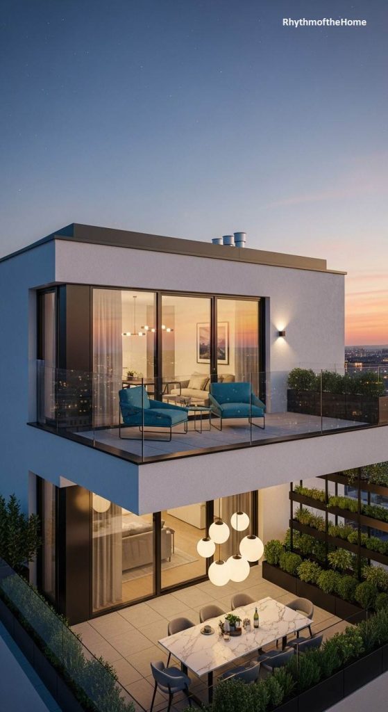 100 Penthouses You Need to See - Rhythm of the Home - Urban Multi Level Penthouse Living