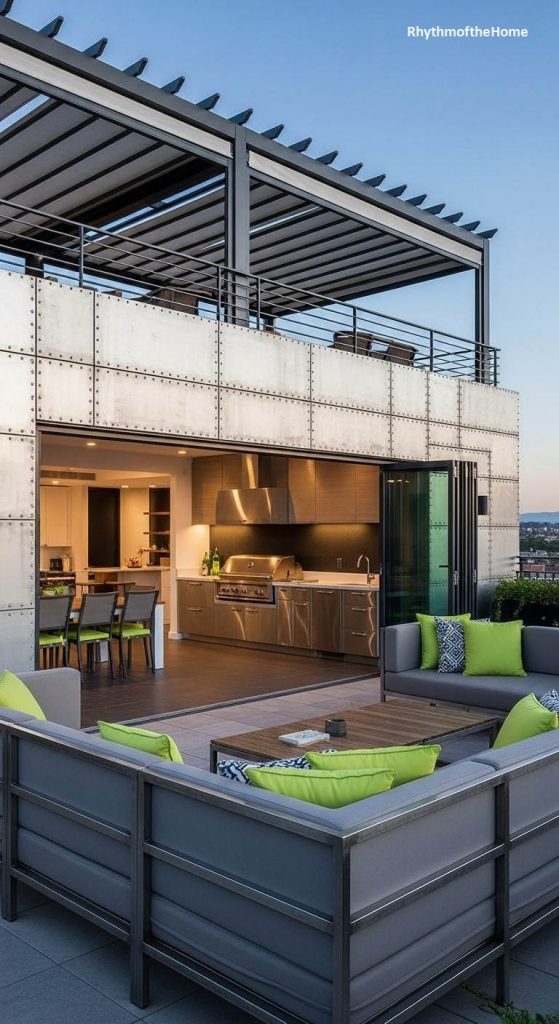 Picture of Home Remodeling: An Excellent Industrial Style Penthouse Design