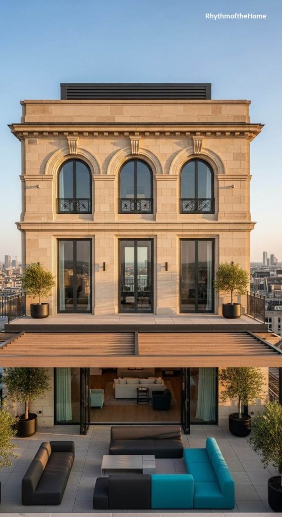 100 Penthouses You Need to See - Rhythm of the Home - Urban Multi Level Penthouse Living