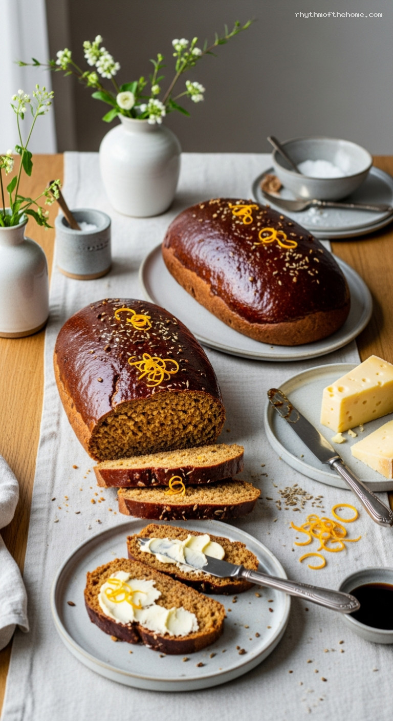 Aromatic Vörtlimpa Rye with Orange and Warm Spices – Rhythm of the Home