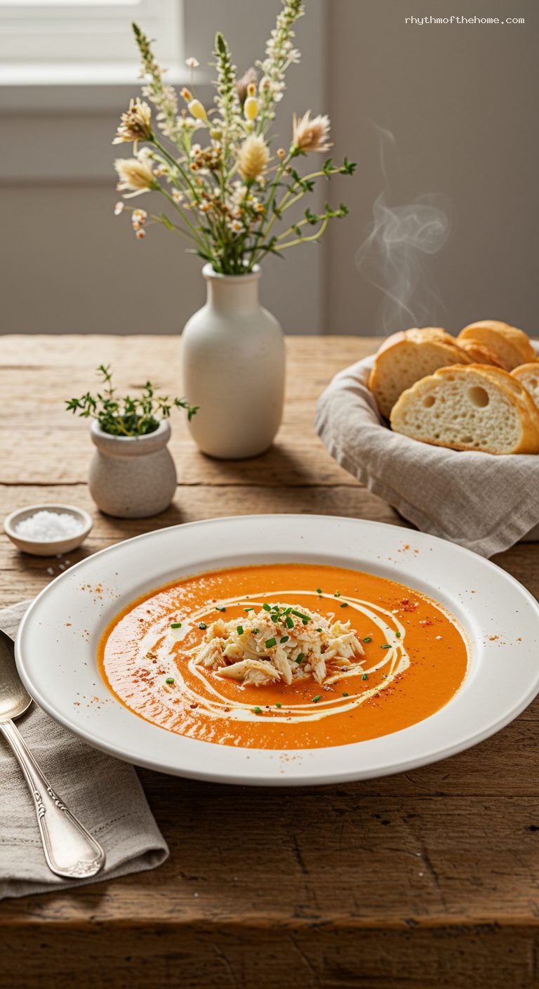 Creamy Crab Bisque with Sherry and Old Bay – Rhythm of the Home
