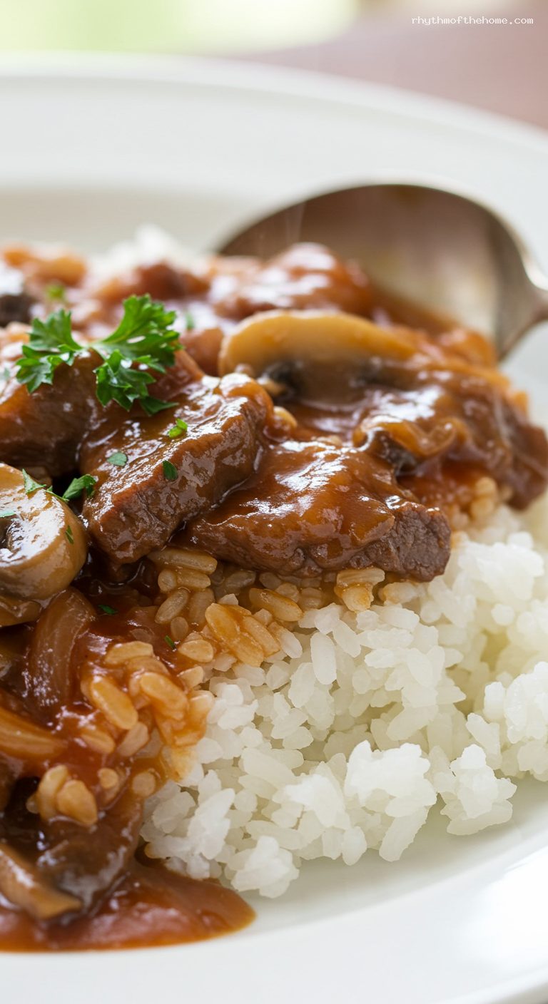 Hayashi Rice with Beef, Onions, and Mushrooms – Rhythm of the Home