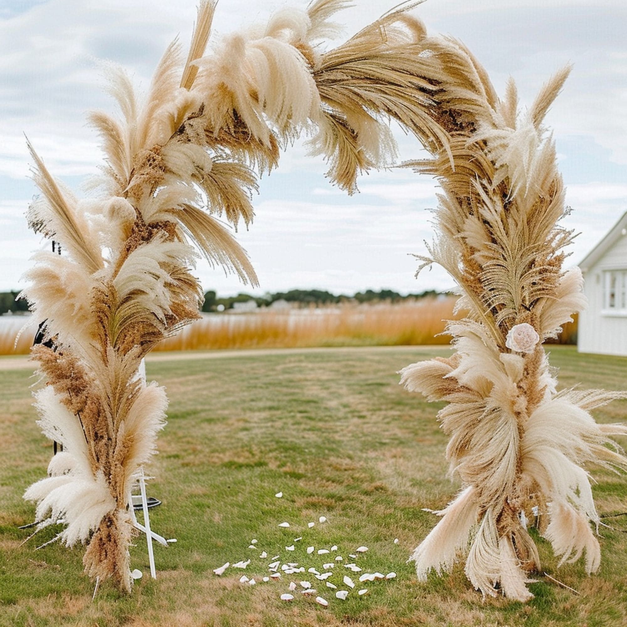 Pampas Grass Archway Decoration