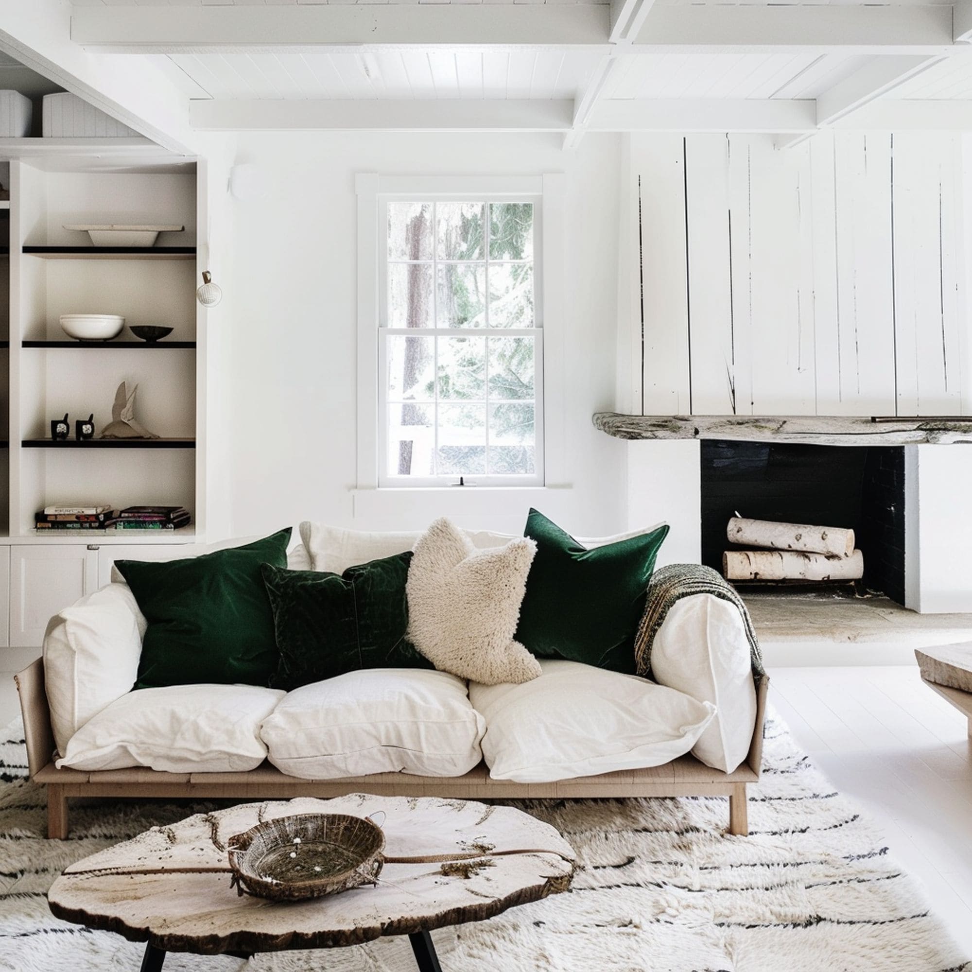 Rustic Hygge Living Room