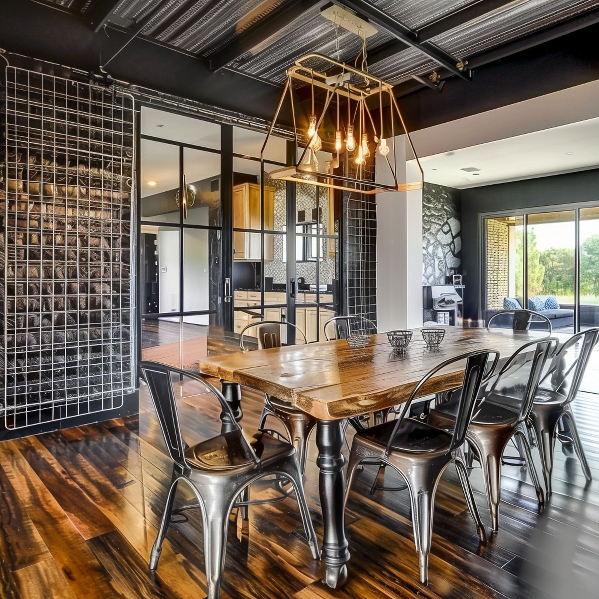 Industrial Dining Room
