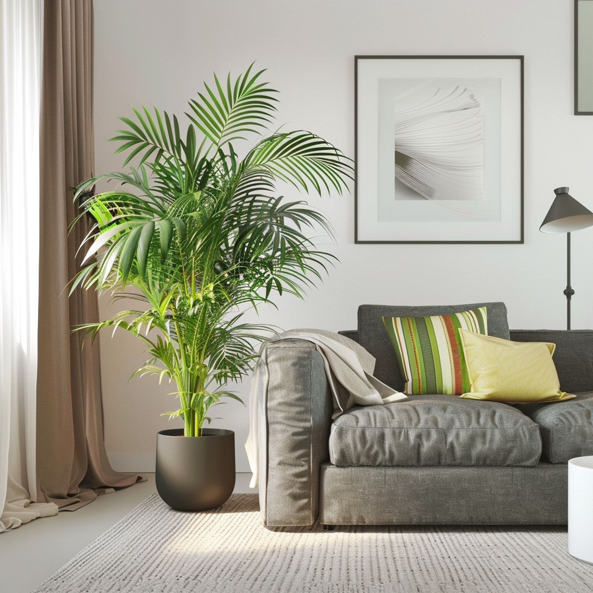 Indoor Tree in Living Room