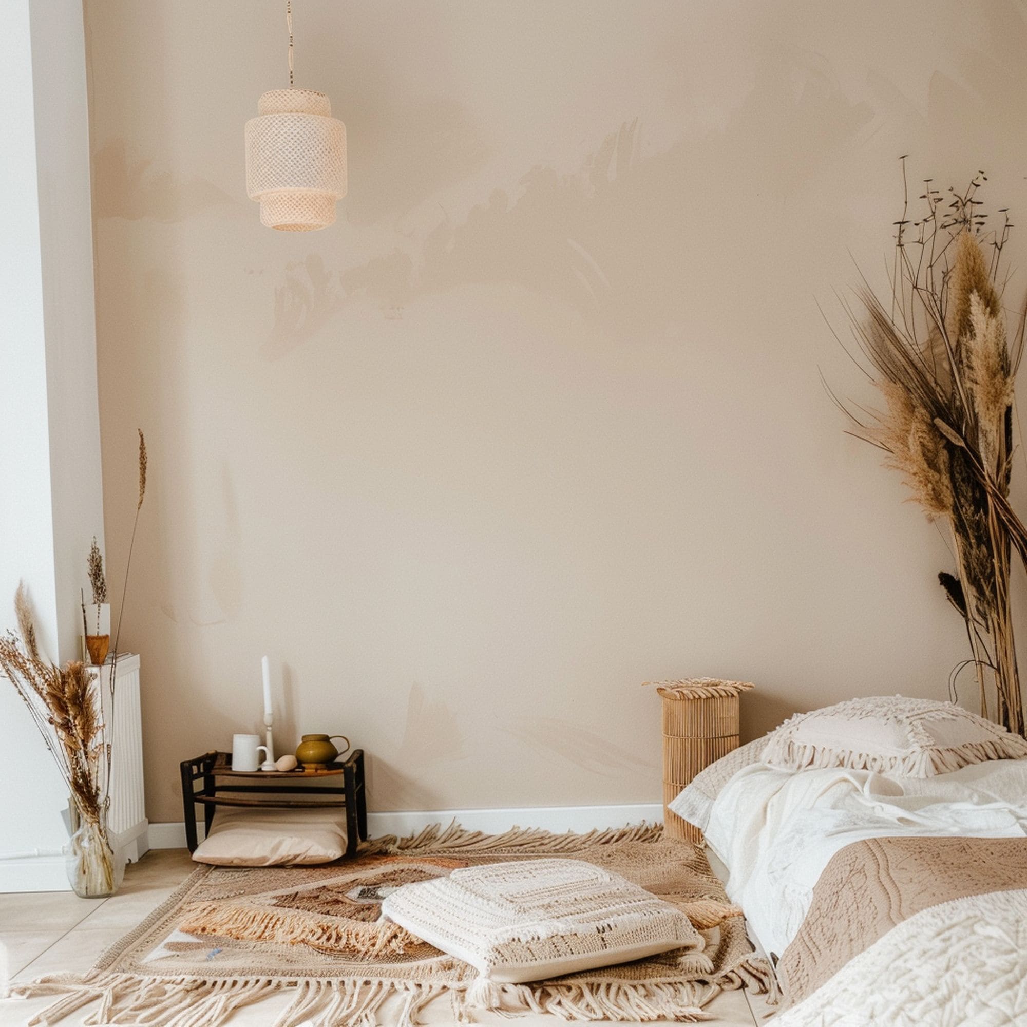 Neutral Bohemian Meditation Spot