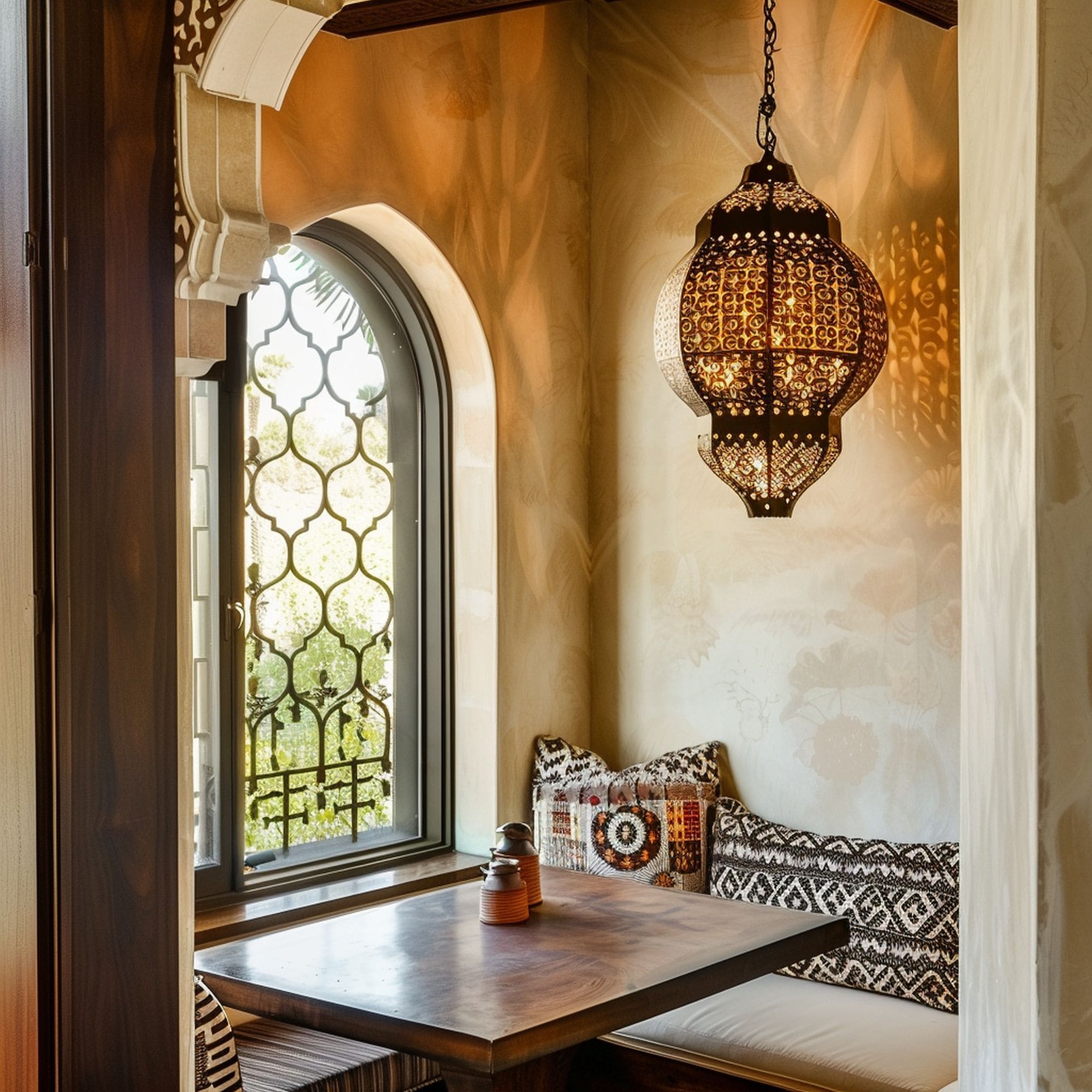 Moroccan Inspired Breakfast Nook