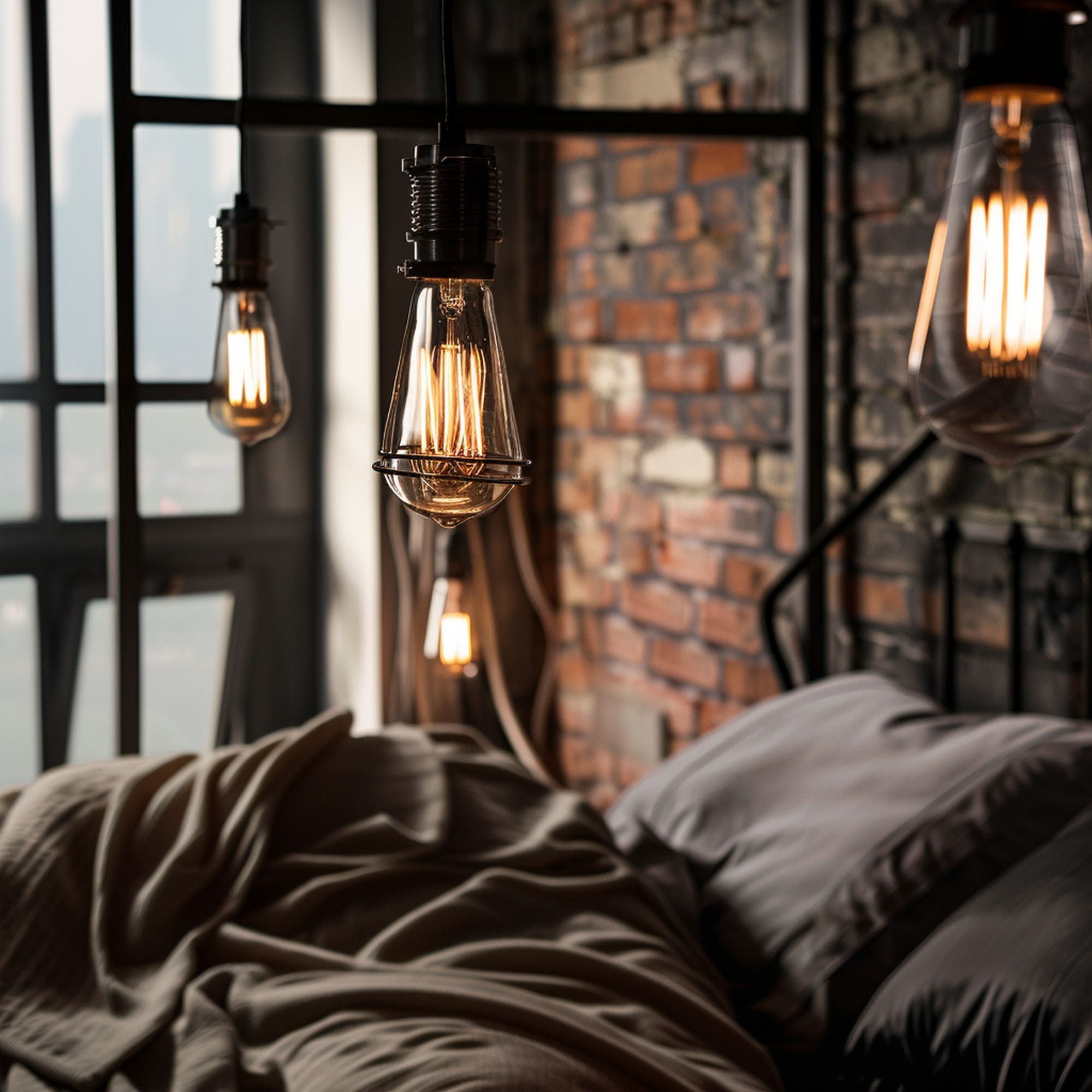 Industrial Bedroom Lights
