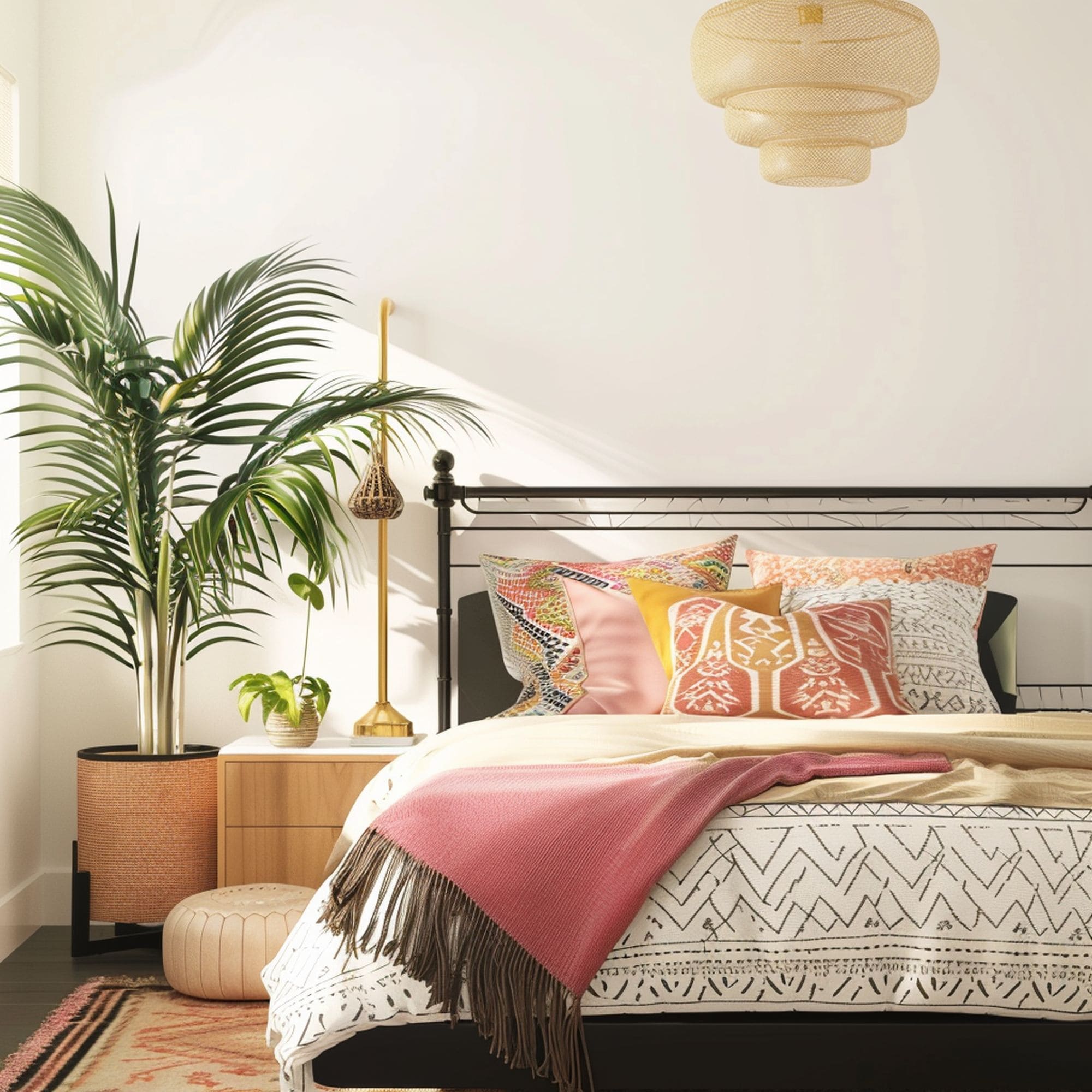 Modern Moroccan Inspired Bedroom