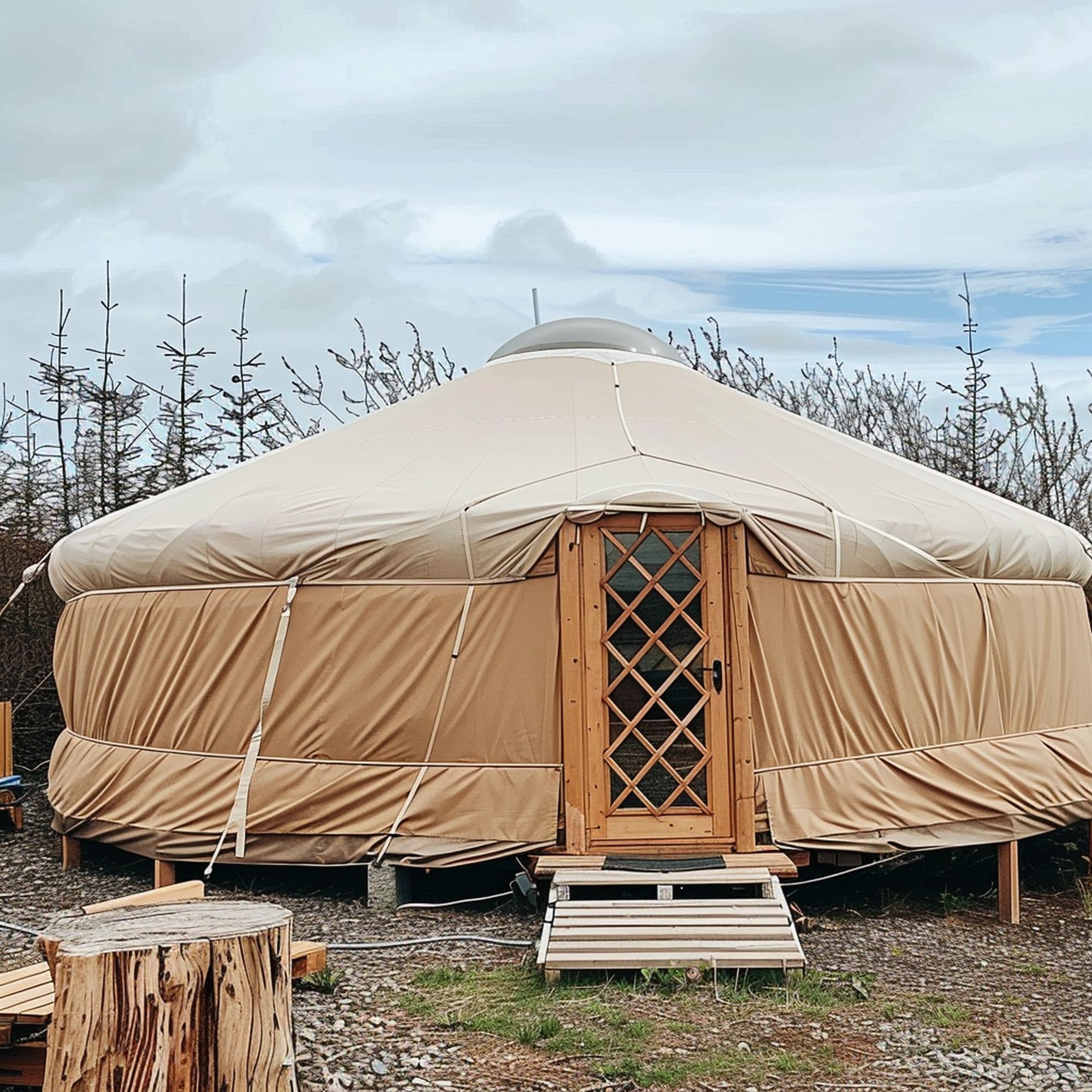 Beige Yurt