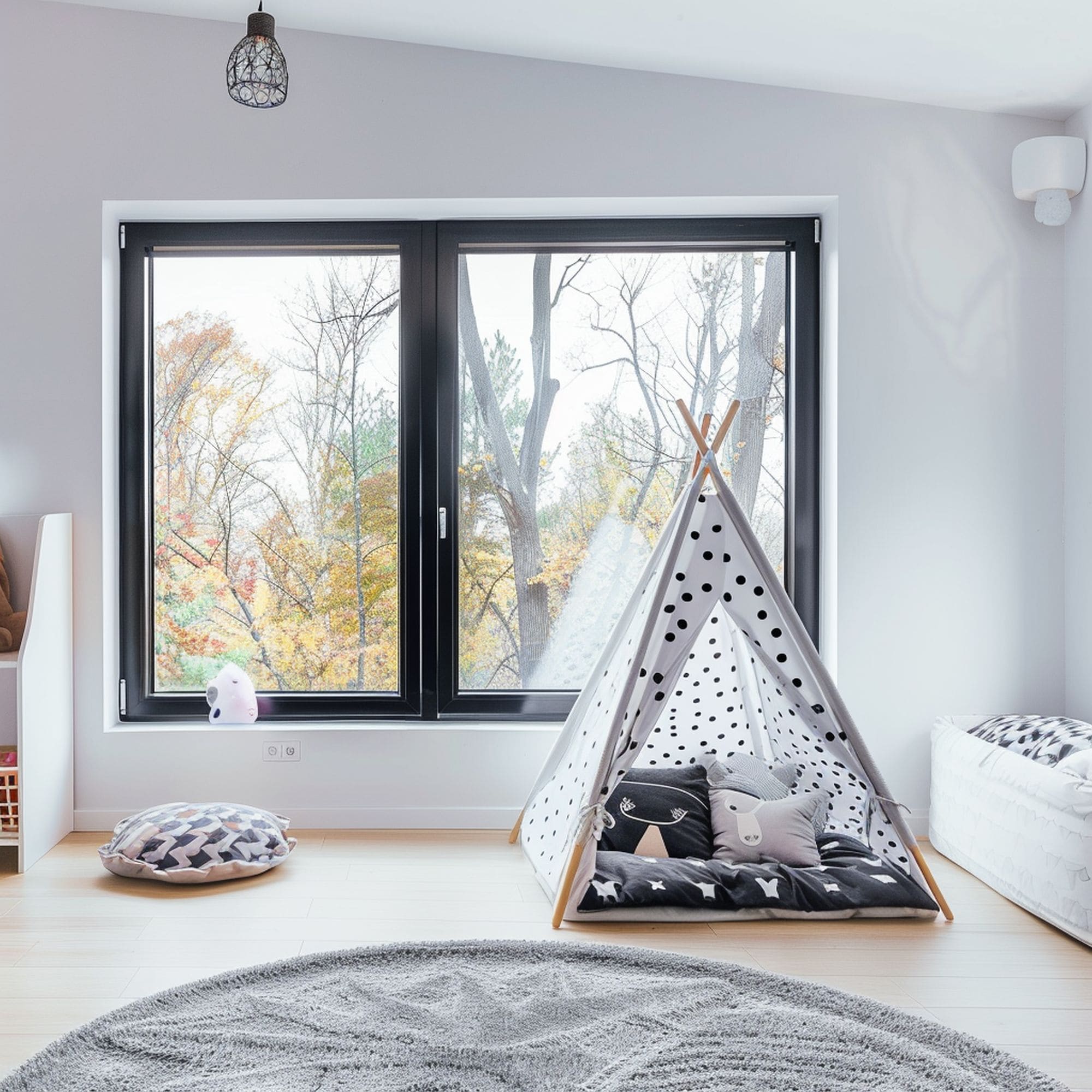 Kids Playroom With Lots of Natural Sunlight