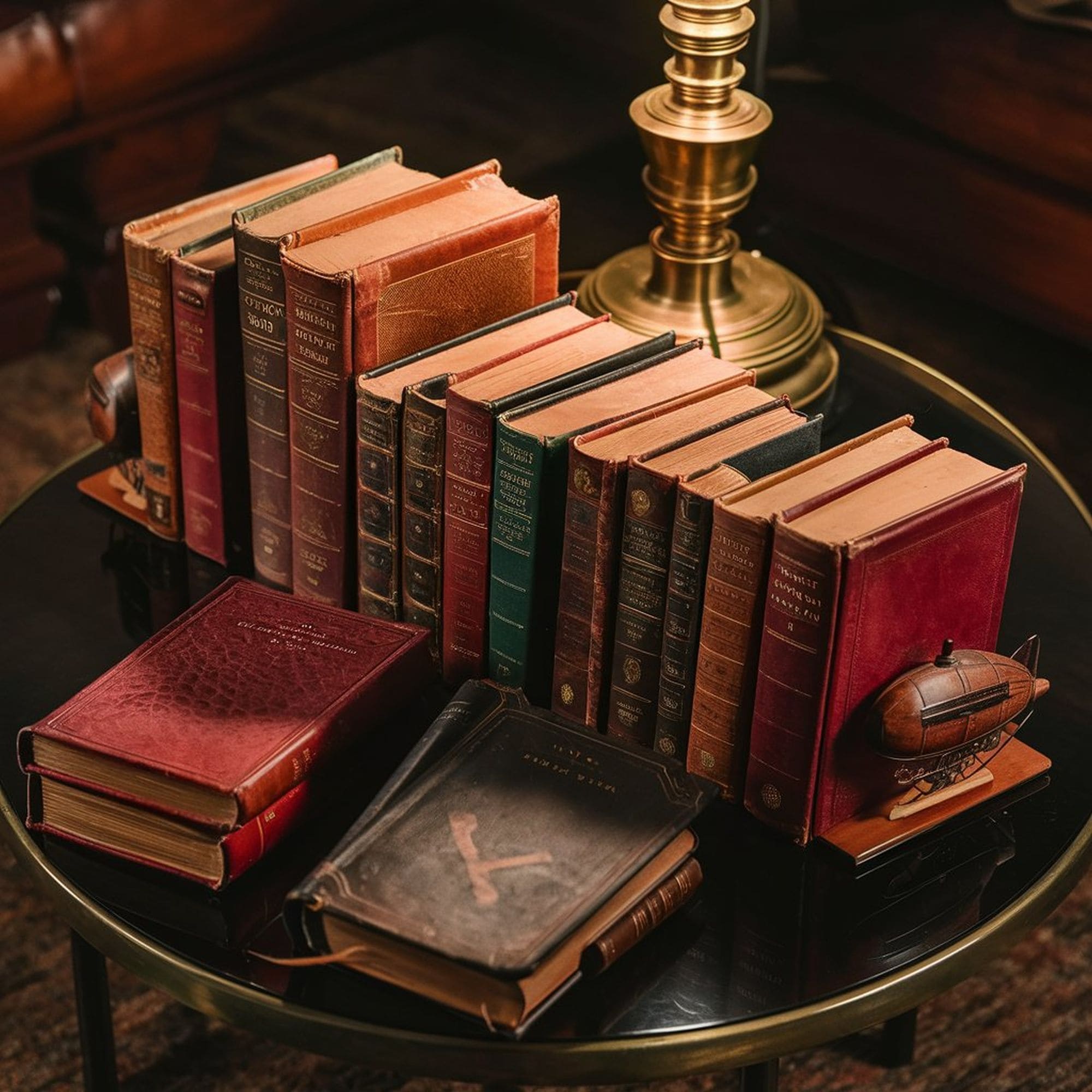 Steampunk Inspired Vintage Books