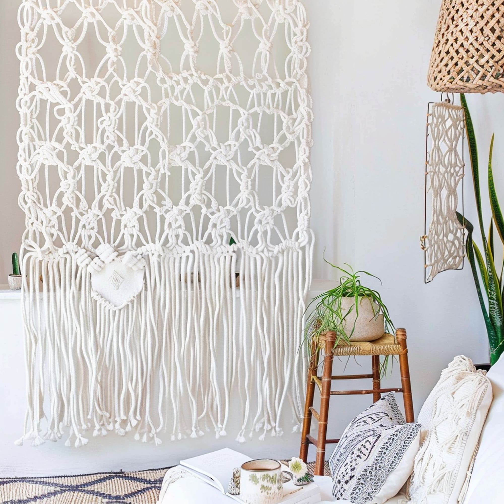 Macrame Room Divider