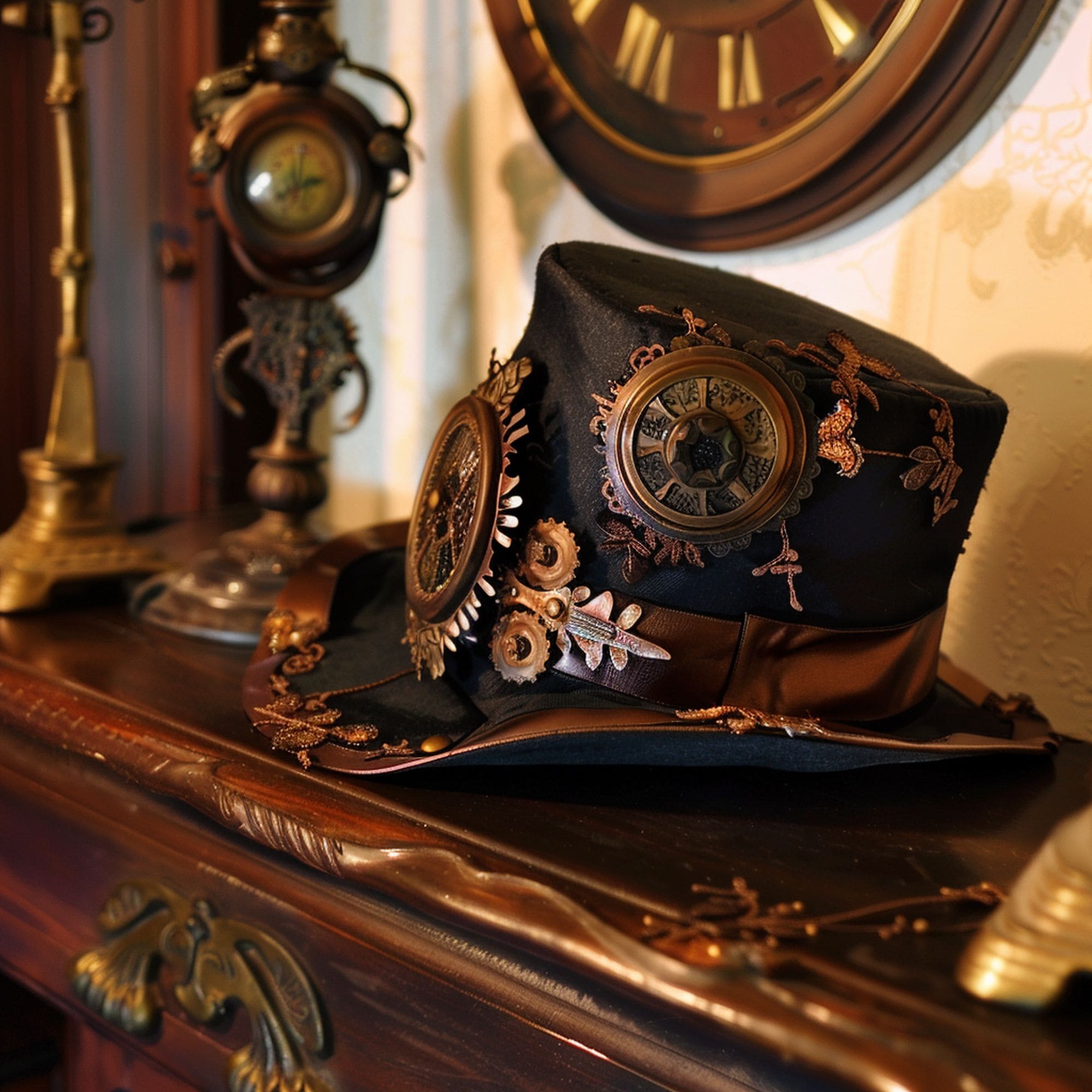 Steampunk Style Decorative Hat