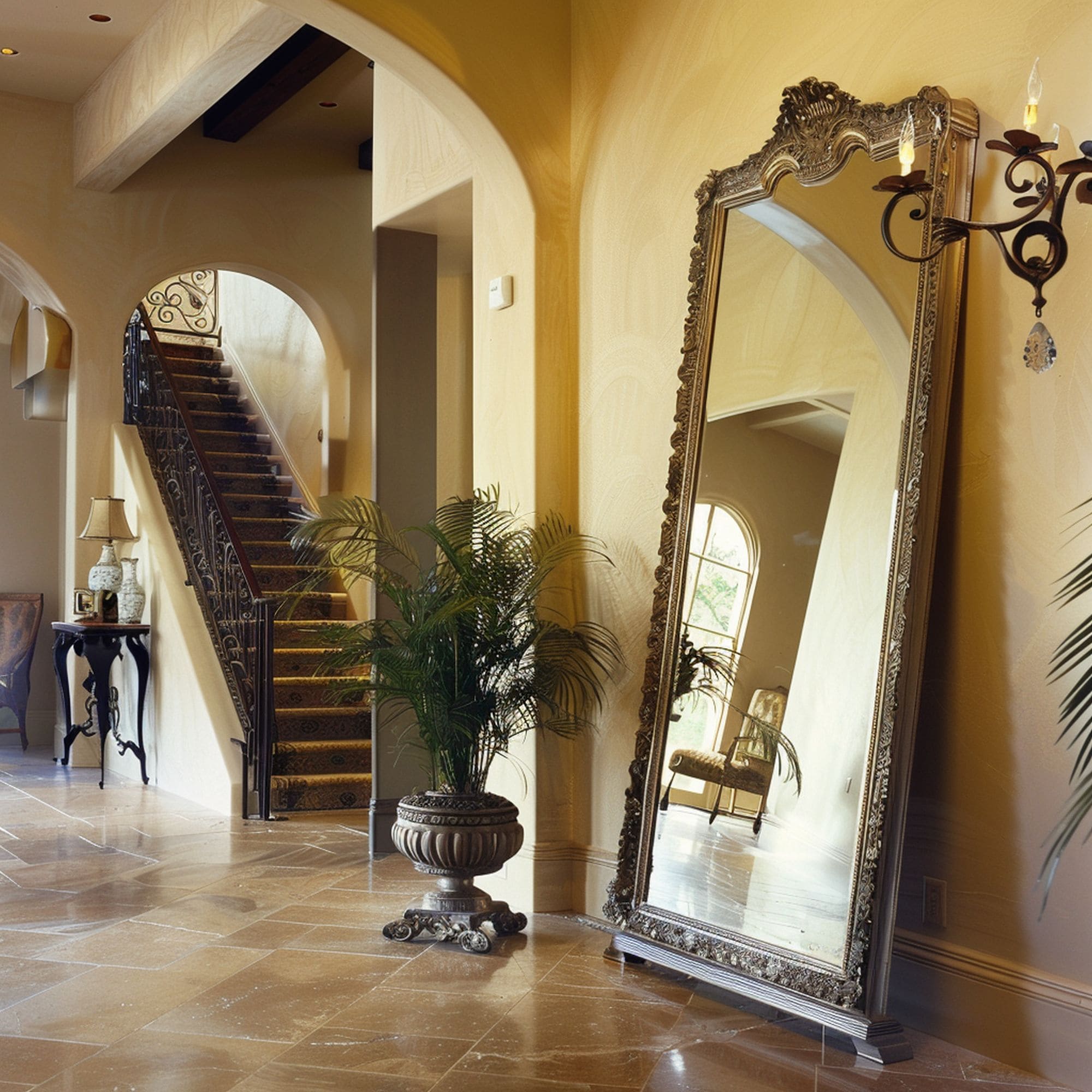 Elegant Freestanding Mirror