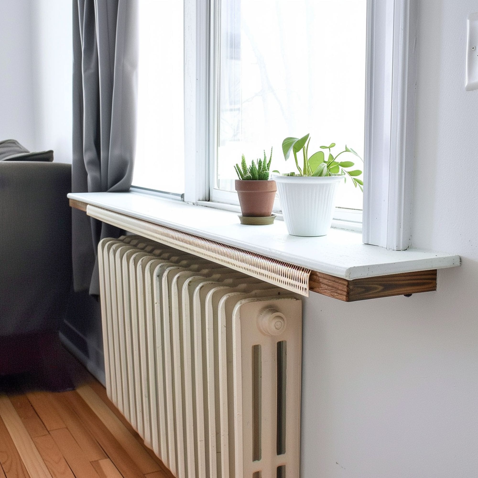 Radiator Cover Shelf