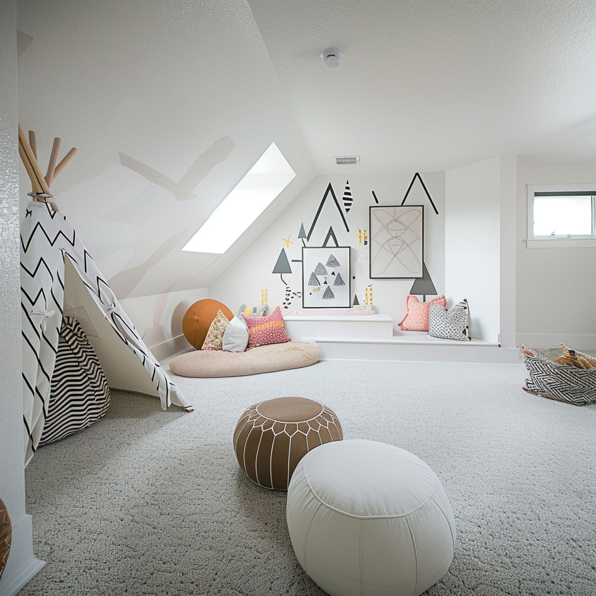 Kids Playroom in the Attic