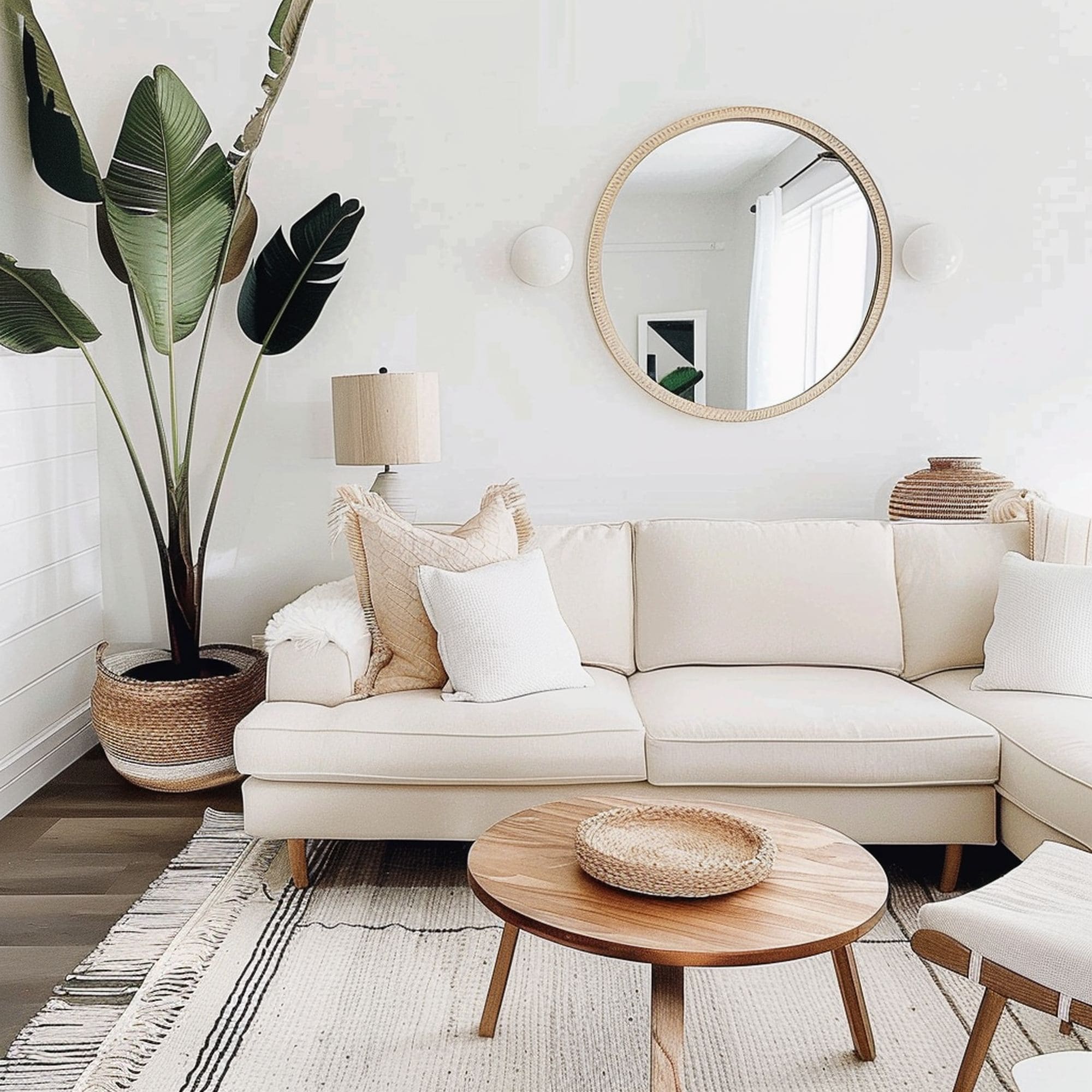 Airy and Sunny Living Room