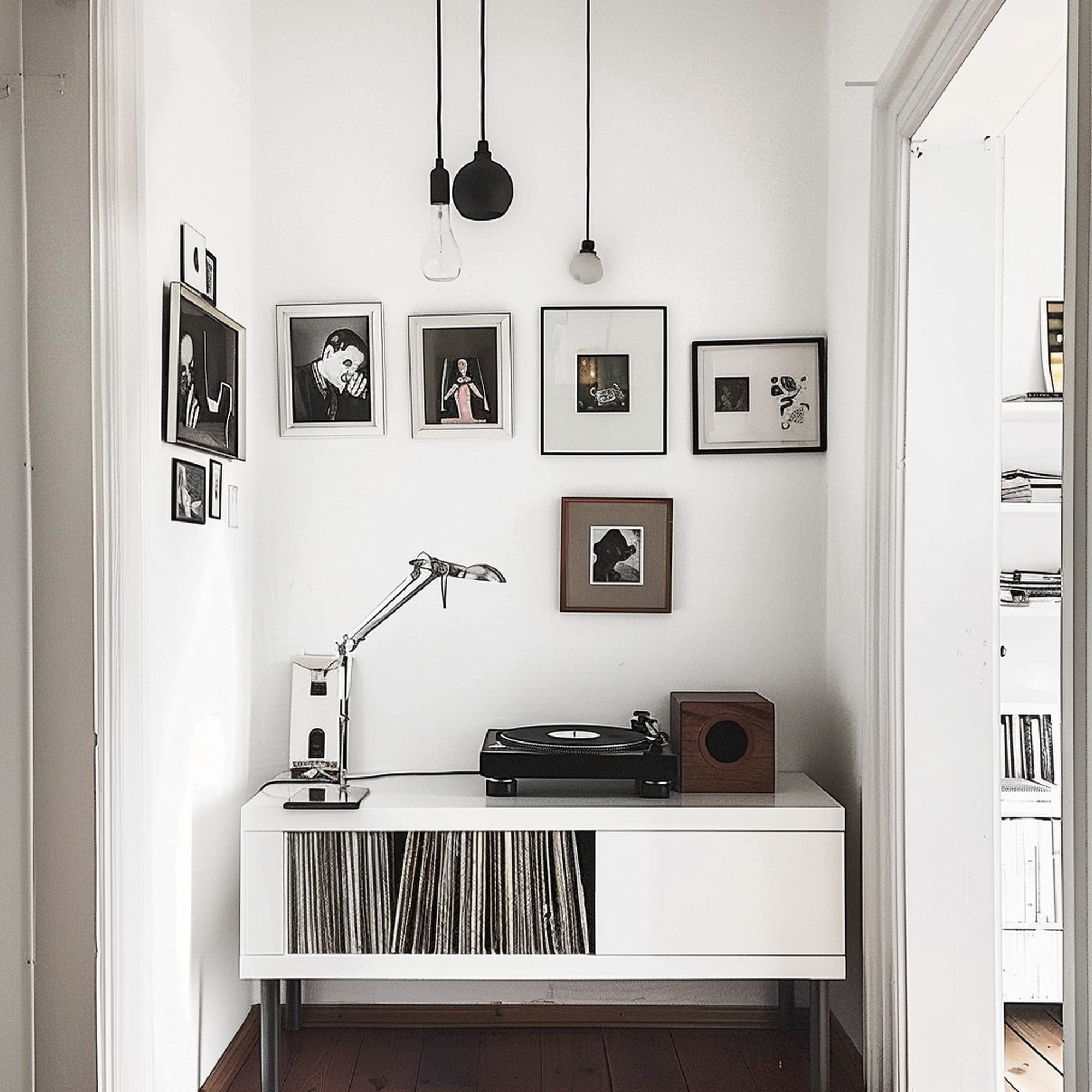 Music Corner With Wall Art