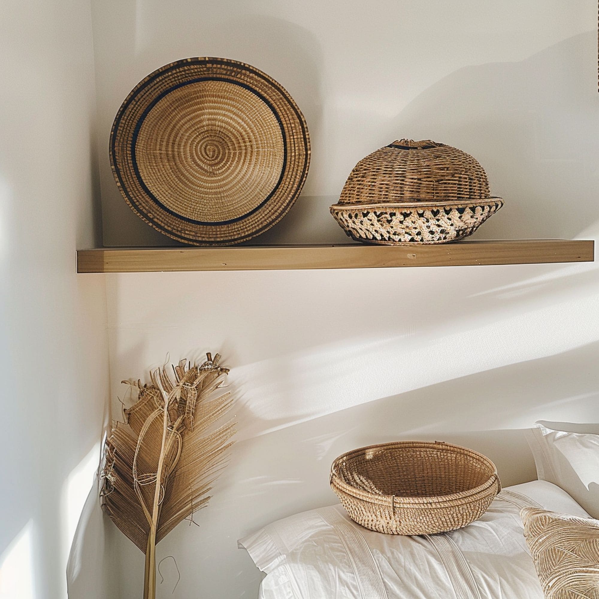 Decorative Baskets in the Bedroom