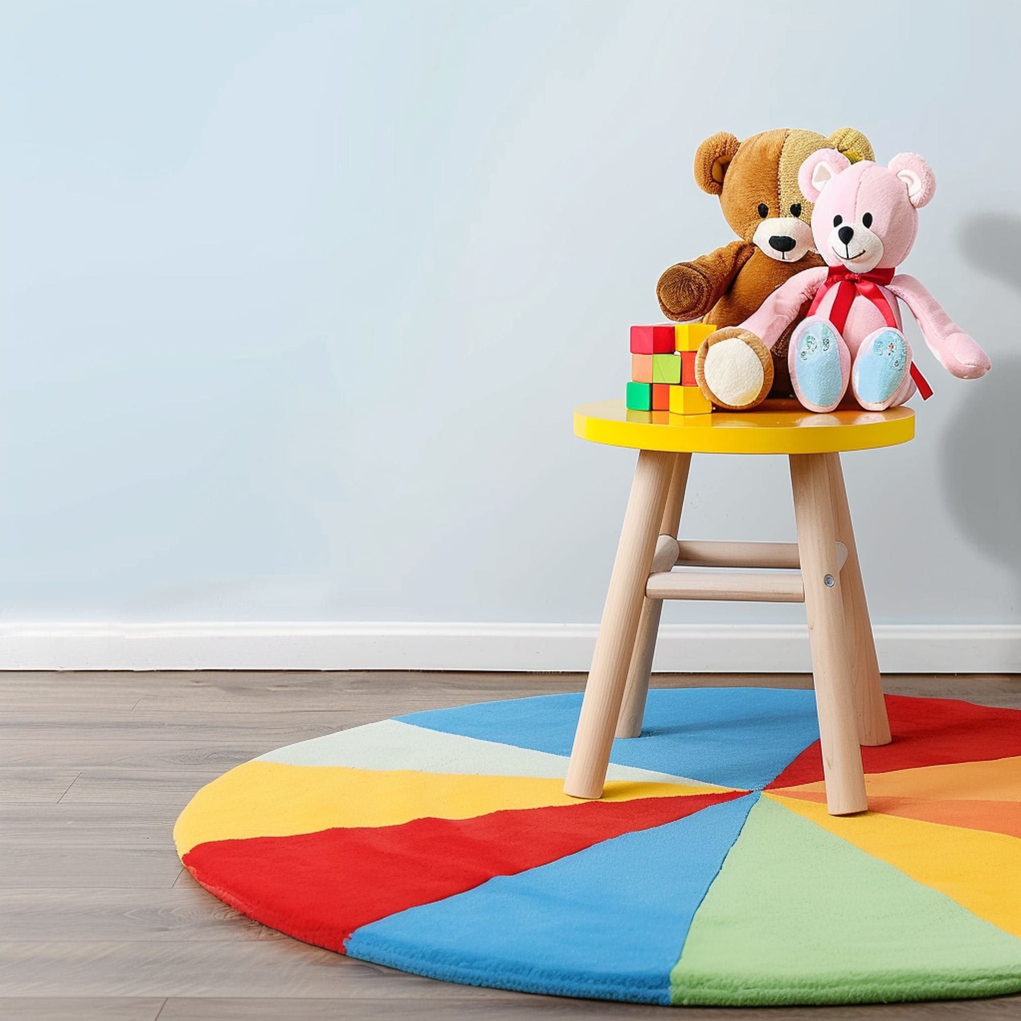Kids Playroom Colorful Rug