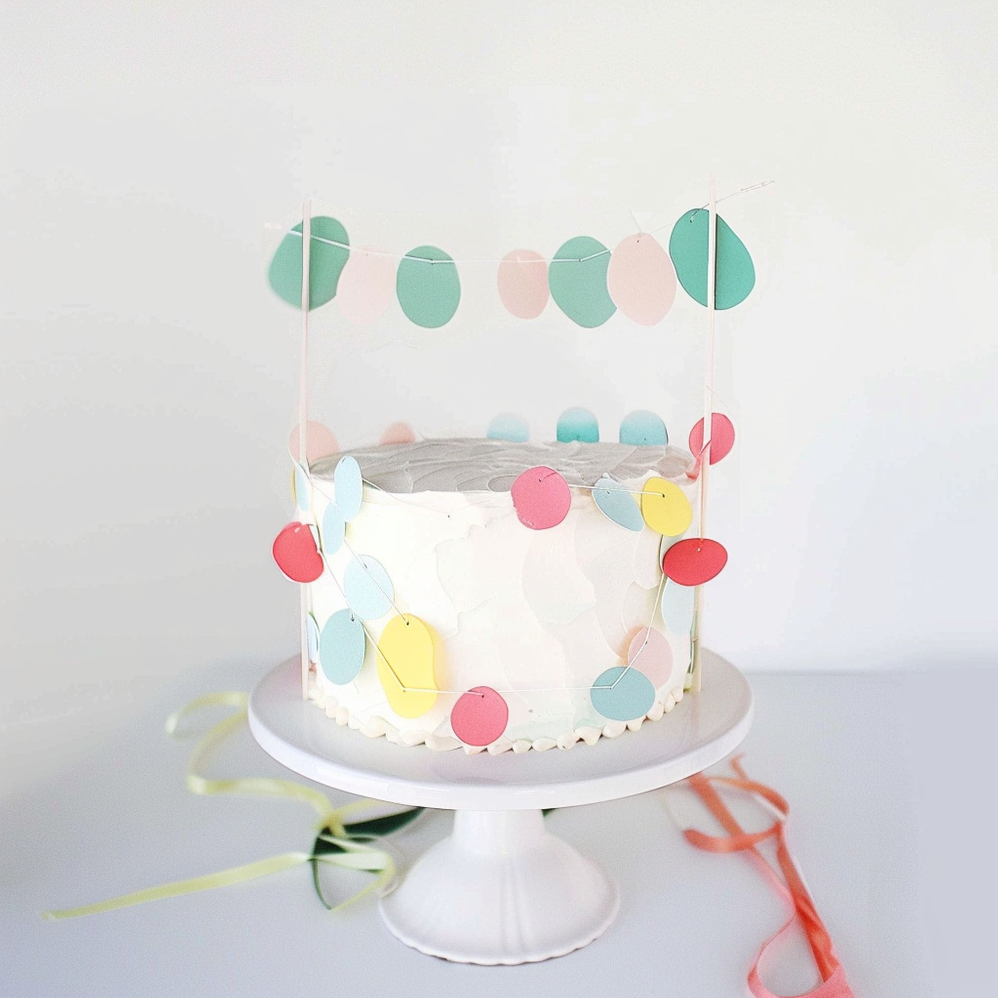 DIY Garland Cake Topper